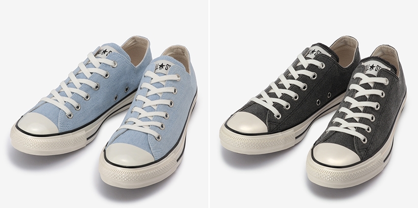 5/22発売！コンバースから洗い加工を施したデニム素材をアッパーに採用した CONVERSE ALL STAR US FRAYEDDENIM OX (オールスター US フレイドデニム OX)