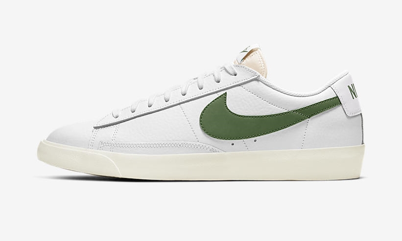 ナイキ ブレーザー ロー レザー “ホワイト/フォレストグリーン” (NIKE BLAZER LOW LEATHER “White/Forest Green”) [CI6377-108]