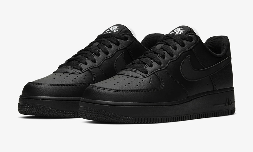 ナイキ エア フォース 1 07 ロー “ブラック” (NIKE AIR FORCE 1 07 LOW “Black”) [CJ1607-001]