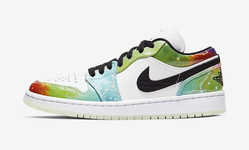 ナイキ ウィメンズ エア ジョーダン 1 ロー “ギャラクシー” (NIKE WMNS AIR JORDAN 1 LOW “Galaxy”) [CW7310-909]