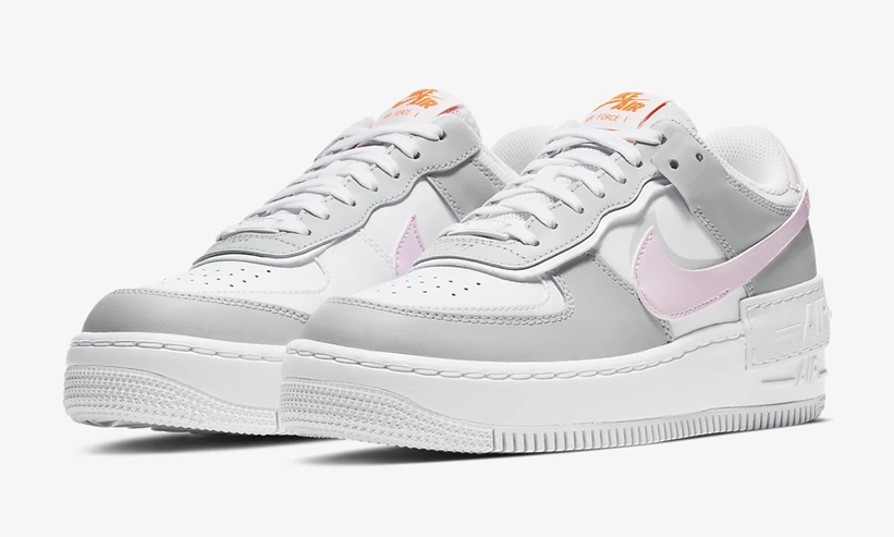 ナイキ ウィメンズ エア フォース 1 ロー シャドウ “ホワイト/ファントンダスト/ピンクフォーム” (NIKE WMNS AIR FORCE 1 LOW SHADOW “White/Photon Dust/Pink Foam”) [CZ0370-100]