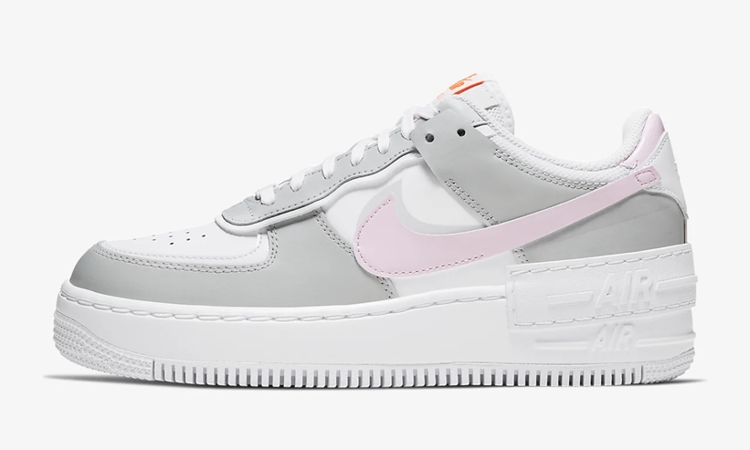 ナイキ ウィメンズ エア フォース 1 ロー シャドウ “ホワイト/ファントンダスト/ピンクフォーム” (NIKE WMNS AIR FORCE 1 LOW SHADOW “White/Photon Dust/Pink Foam”) [CZ0370-100]