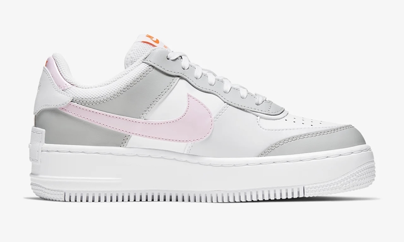 ナイキ ウィメンズ エア フォース 1 ロー シャドウ “ホワイト/ファントンダスト/ピンクフォーム” (NIKE WMNS AIR FORCE 1 LOW SHADOW “White/Photon Dust/Pink Foam”) [CZ0370-100]