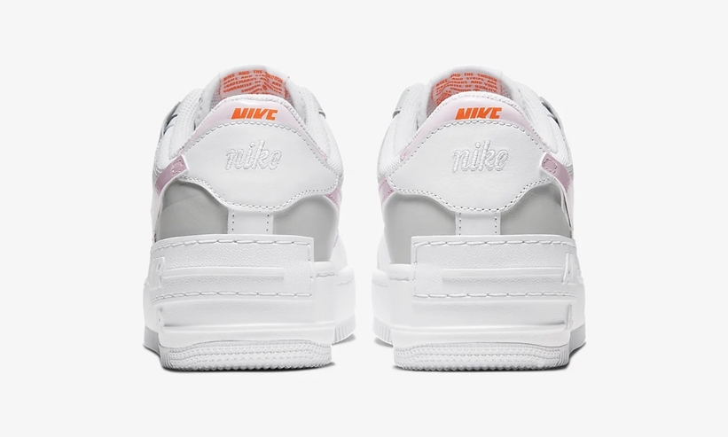 ナイキ ウィメンズ エア フォース 1 ロー シャドウ “ホワイト/ファントンダスト/ピンクフォーム” (NIKE WMNS AIR FORCE 1 LOW SHADOW “White/Photon Dust/Pink Foam”) [CZ0370-100]