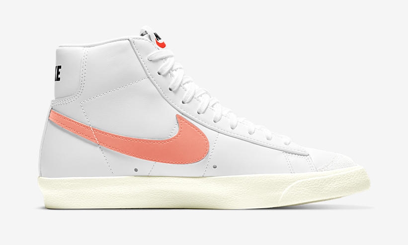 ナイキ ウィメンズ ブレーザー ミッド 77 “ホワイト/アトミックピンク” (NIKE WMNS BLAZER MID 77 “White/Atomic Pink”) [CZ1055-110]