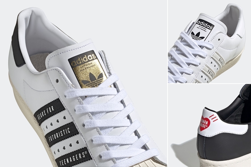 【発売予定】adidas Originals by HUMAN MADE “SUPERSTAR” (アディダス オリジナルス バイ ヒューマンメイド スーパースター) [FY0728,0729,0730]