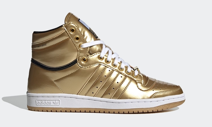 国内 8/15 発売！スターウォーズ × アディダス オリジナルス トップ テン ハイ “C-3PO” (STAR WARS adidas Originals TOP TEN HI “C-3PO”) [FY2458]