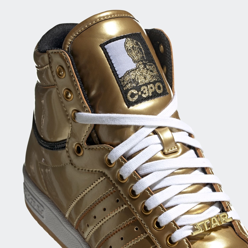 国内 8/15 発売！スターウォーズ × アディダス オリジナルス トップ テン ハイ “C-3PO” (STAR WARS adidas Originals TOP TEN HI “C-3PO”) [FY2458]