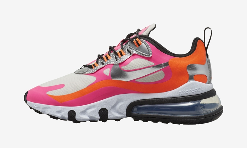 ナイキ エア マックス 270 リアクト “ホワイト/ピンク/オレンジ” (NIKE AIR MAX 270 REACT “White/Pink/Orange”) [CT1834-100]