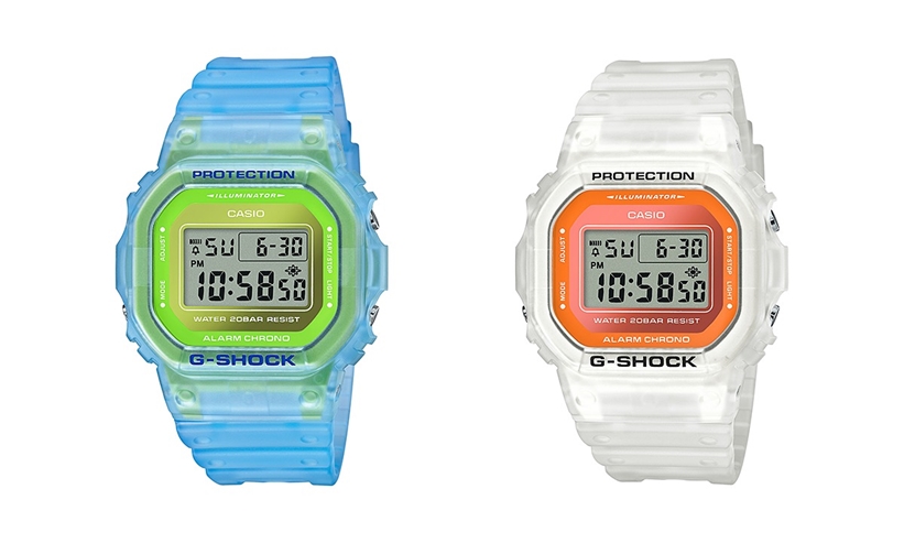 G-SHOCKから人気のスケルトン素材に発色の良い蛍光色を掛け合わせたカラーモデル「Color Skeleton Series」が6月発売 (ジーショック Gショック)