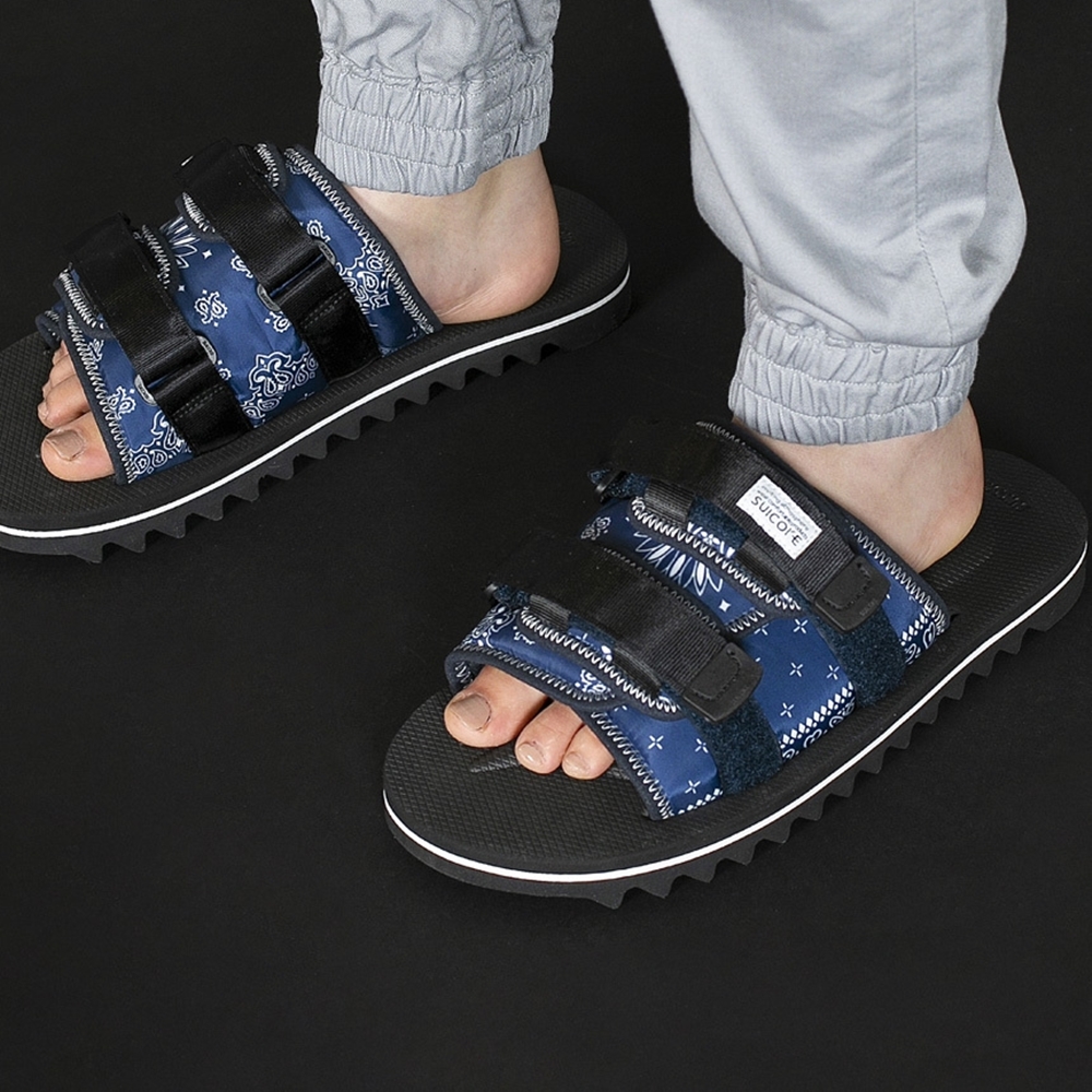 ペイズリーバンダナプリント生地を採用したモデルを含む SUICOKE × monkey time 別注モデル2型が6/5発売 (スイコック モンキータイム)