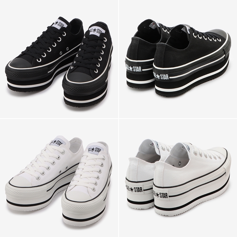 6月発売！CONVERSE 厚底ソール ALL STAR CHUNKYLINE OX カラーアレンジモデル (コンバース オールスター チャンキーライン OX)