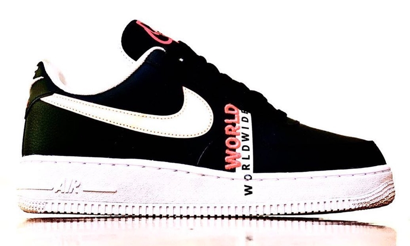 【リーク】ナイキ エア フォース 1 ロー “ワールドワイド” ブラック/ホワイト/ピンク” (NIKE AIR FORCE 1 LOW “World Wide” “Black/White/Pink”)