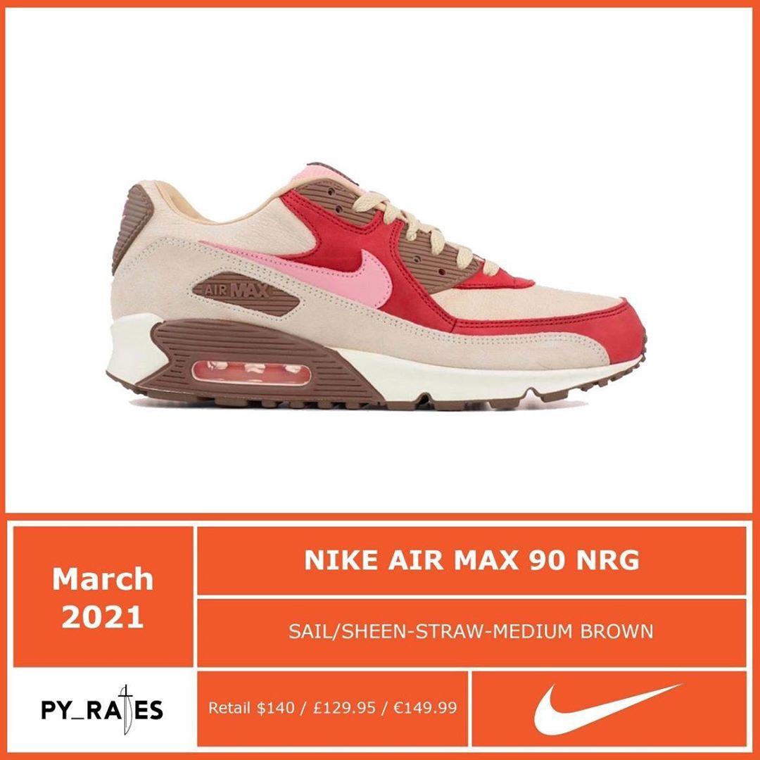 【国内 3/26 発売】NIKE AIR MAX 90 “DQM BACON” (ナイキ エア マックス 90 “ベーコン”) [CU1816-100]