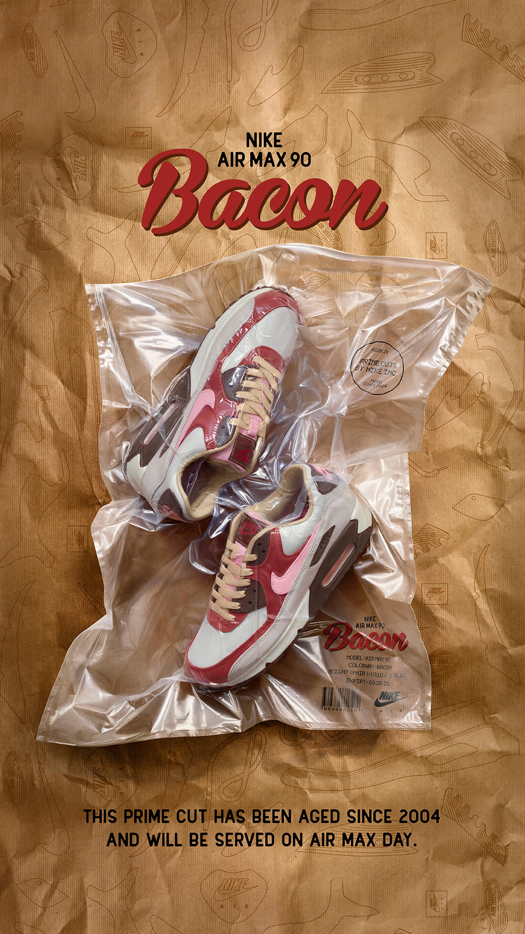 【国内 3/26 発売】NIKE AIR MAX 90 “DQM BACON” (ナイキ エア マックス 90 “ベーコン”) [CU1816-100]