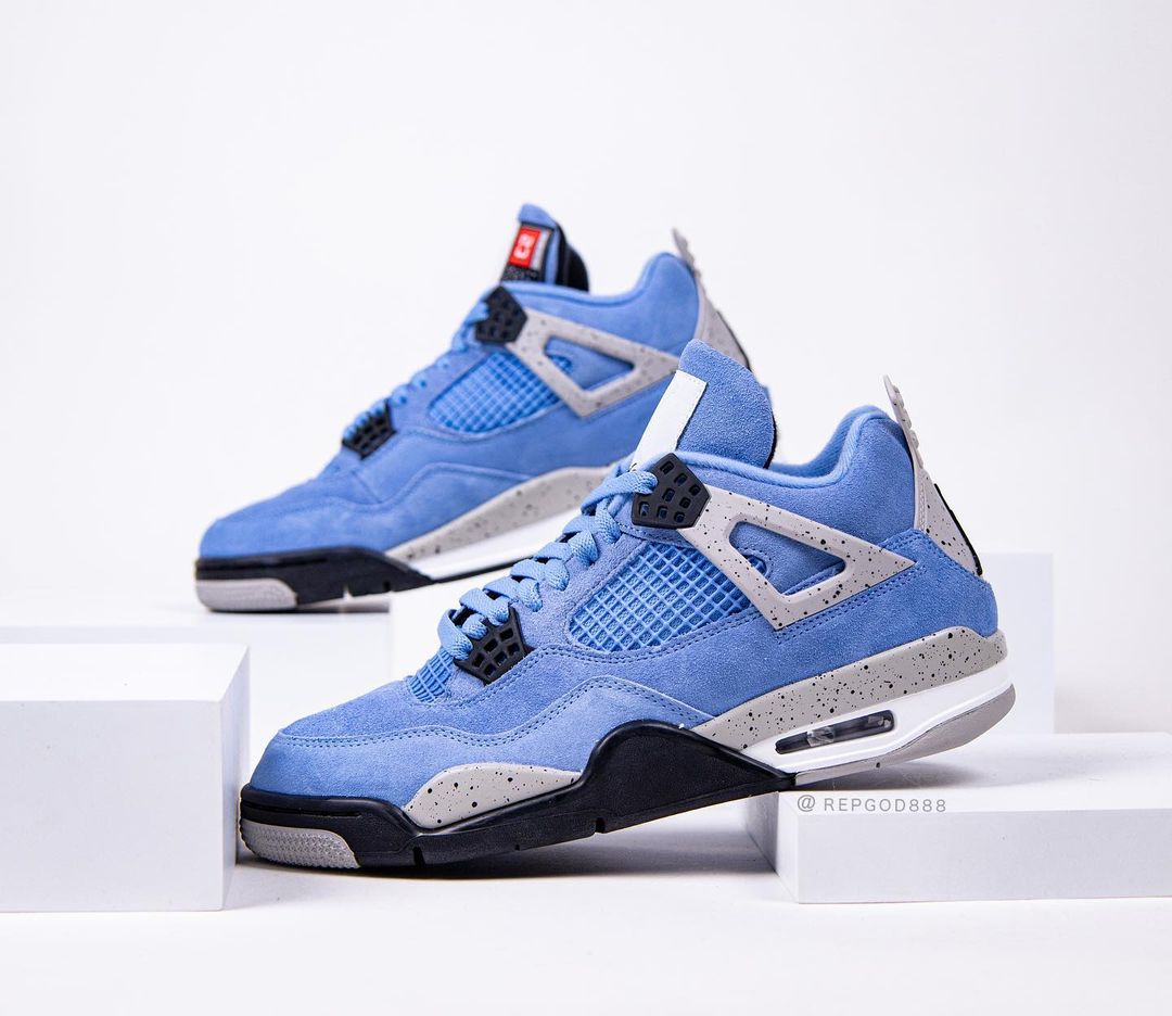 【国内 4/28 発売】ナイキ エア ジョーダン 4 “ユニバーシティブルー/テックグレー” (NIKE AIR JORDAN 4 “University Blue/Tech Grey”) [CT8527-400]