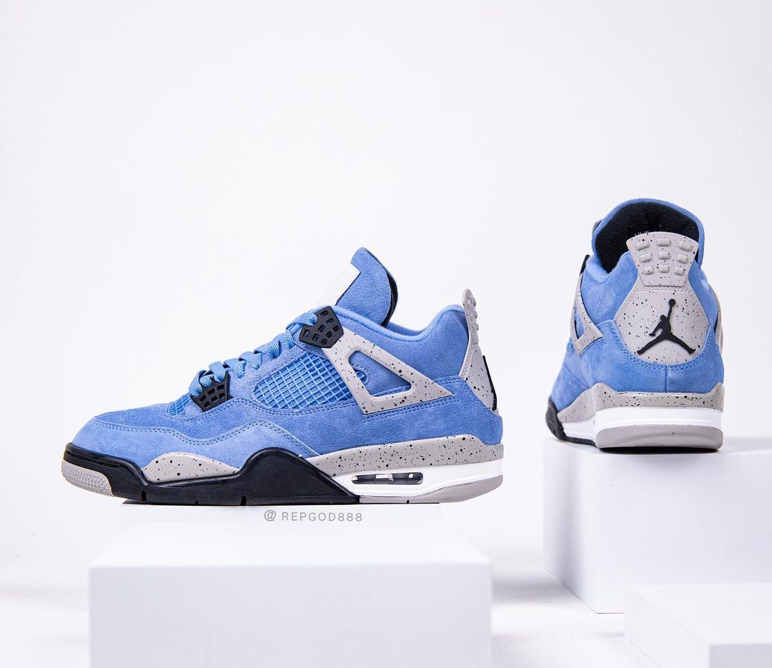 【国内 4/28 発売】ナイキ エア ジョーダン 4 “ユニバーシティブルー/テックグレー” (NIKE AIR JORDAN 4 “University Blue/Tech Grey”) [CT8527-400]