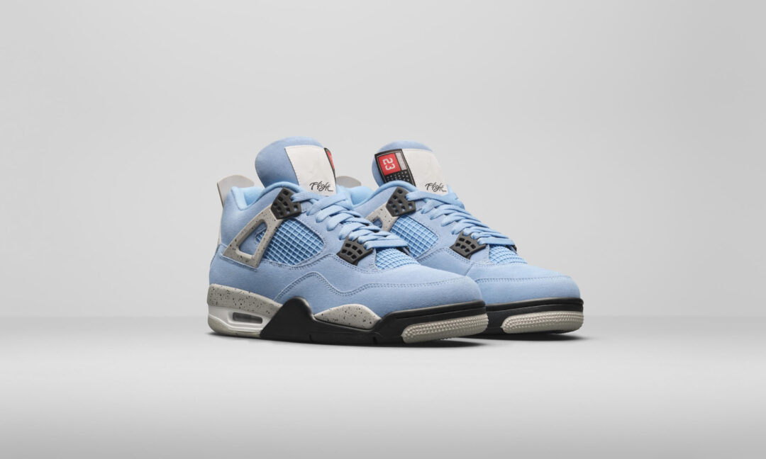 【国内 4/28 発売】ナイキ エア ジョーダン 4 “ユニバーシティブルー/テックグレー” (NIKE AIR JORDAN 4 “University Blue/Tech Grey”) [CT8527-400]