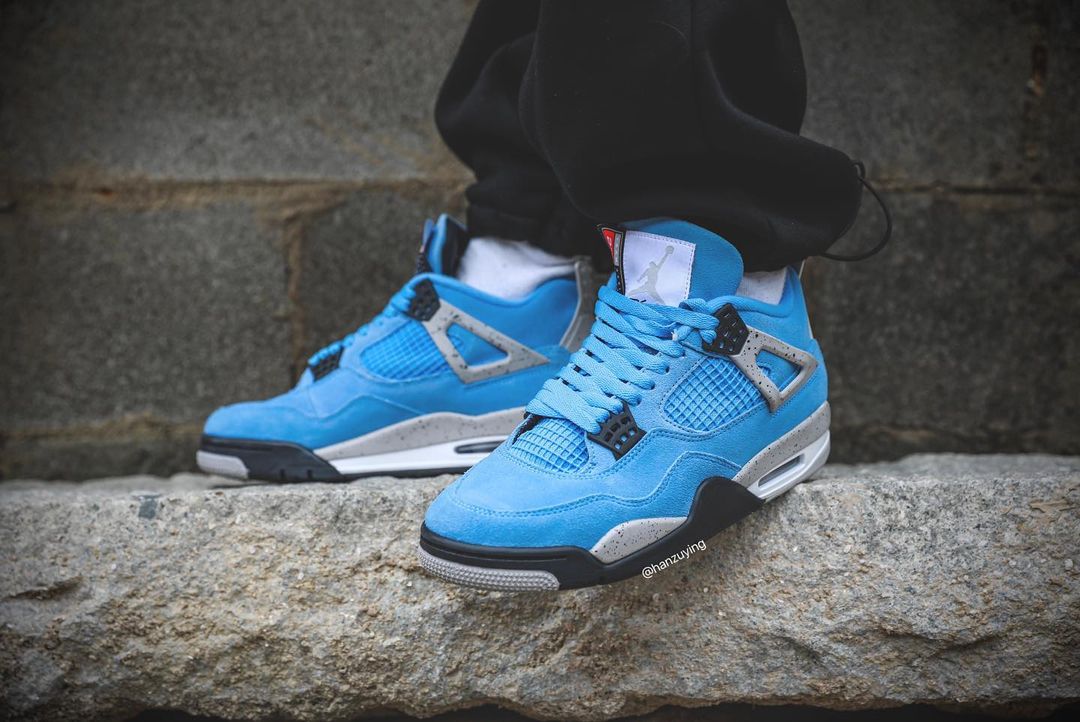 【国内 4/28 発売】ナイキ エア ジョーダン 4 “ユニバーシティブルー/テックグレー” (NIKE AIR JORDAN 4 “University Blue/Tech Grey”) [CT8527-400]