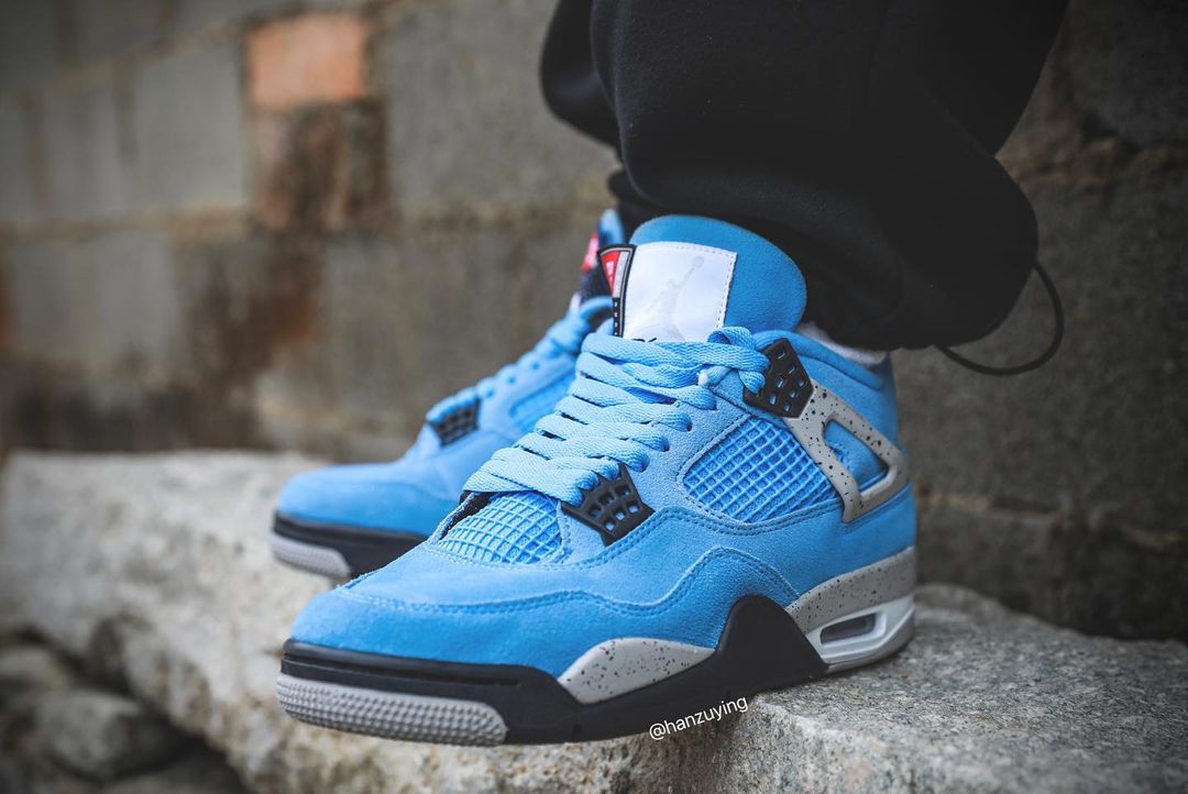 【国内 4/28 発売】ナイキ エア ジョーダン 4 “ユニバーシティブルー/テックグレー” (NIKE AIR JORDAN 4 “University Blue/Tech Grey”) [CT8527-400]