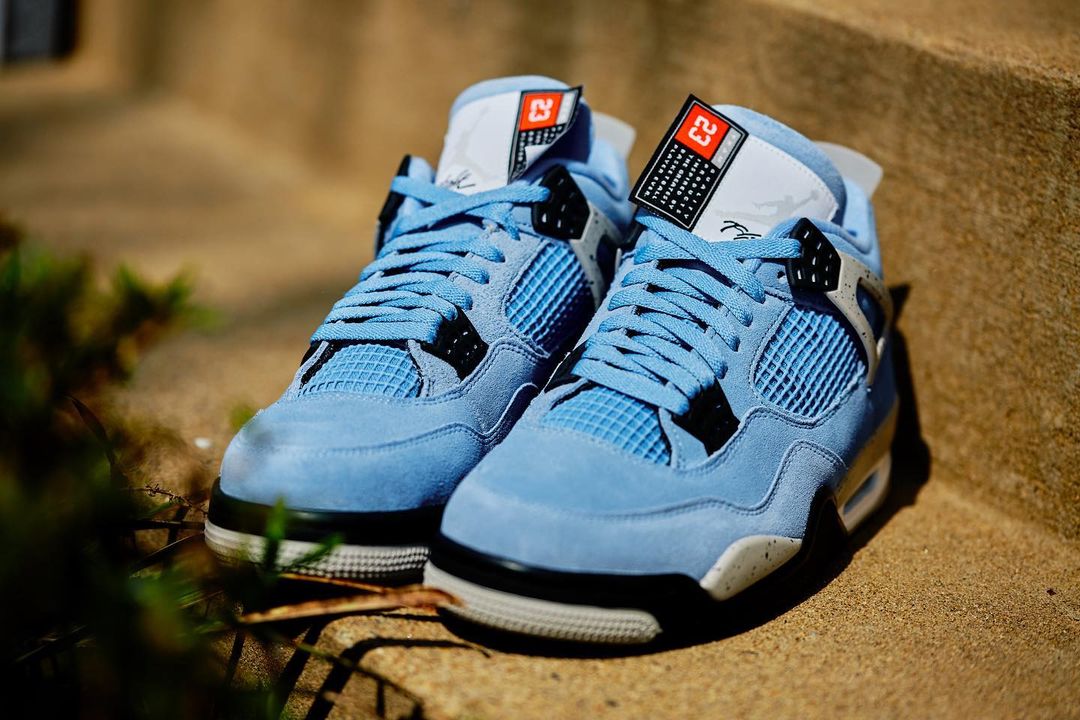 【国内 4/28 発売】ナイキ エア ジョーダン 4 “ユニバーシティブルー/テックグレー” (NIKE AIR JORDAN 4 “University Blue/Tech Grey”) [CT8527-400]