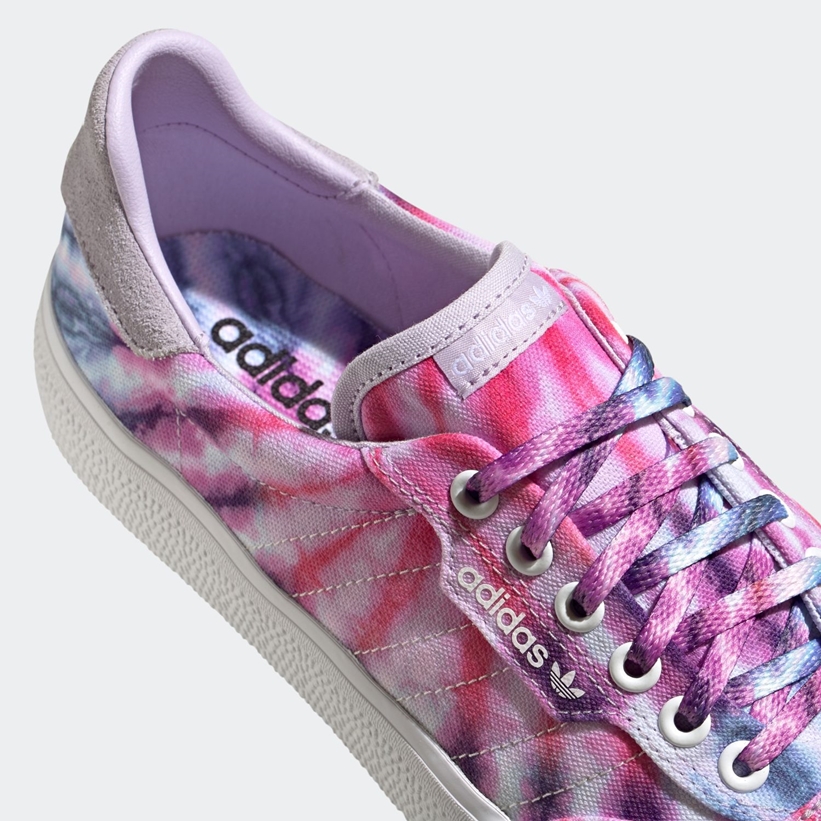 6/4発売！パープル タイダイを表現した adidas Originals 3MC “Purple Tint/Off White” (アディダス オリジナルス 3MC “パープルティント/オフホワイト”) [FY2448]