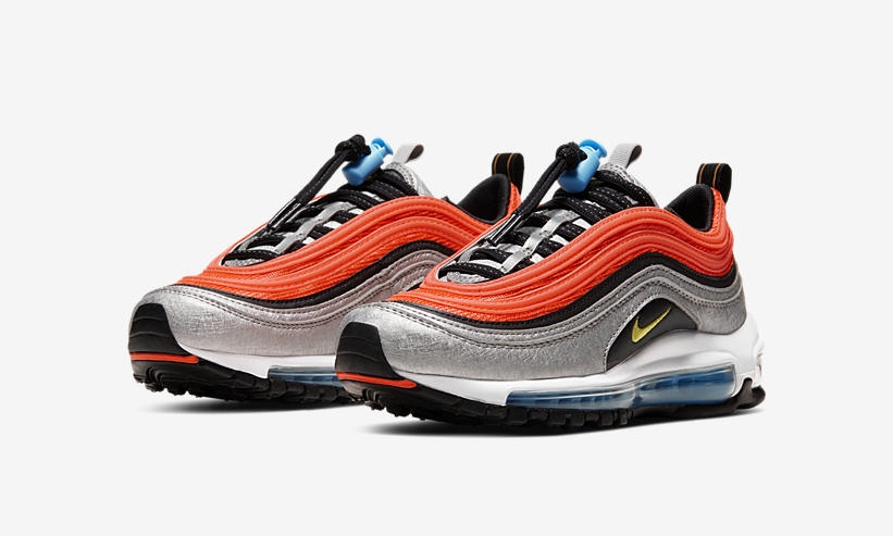 ナイキ GS エア マックス 97 “オレンジ/シルバー” (NIKE GS AIR MAX 97 “Orange/Silver”) [CW6012-001]