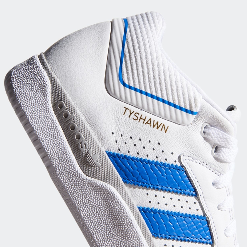 6/4発売！adidas Skateboarding TYSHAWN ”White/Blue/Metallic Gold (タイショーン・ジョーンズ アディダス スケートボーディング “ホワイト/ブルー/ゴールドメタリック”) [EG9058]