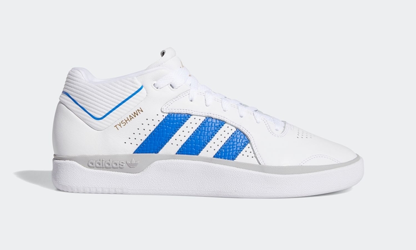 6/4発売！adidas Skateboarding TYSHAWN ”White/Blue/Metallic Gold (タイショーン・ジョーンズ アディダス スケートボーディング “ホワイト/ブルー/ゴールドメタリック”) [EG9058]