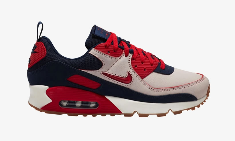 6/6発売！ナイキ エア マックス 90 “ホーム & アウェイ” “セイル/ユニバーシティレッド” (NIKE AIR MAX 90 “Home & Away” “Sail/University Red”) [CJ0611-101]