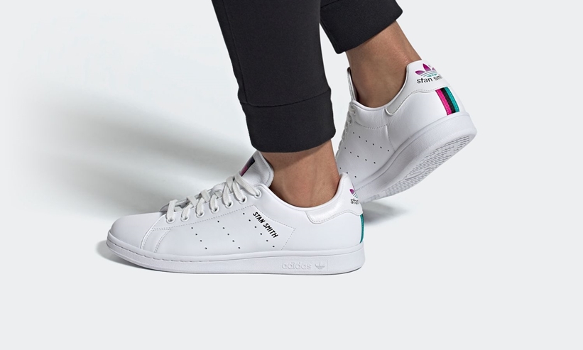 6/4発売！グラデーションが美しい アディダス オリジナルス スタンスミス (adidas Originals STAN SMITH “White/Hi-Res Aqua”) [FX3517]