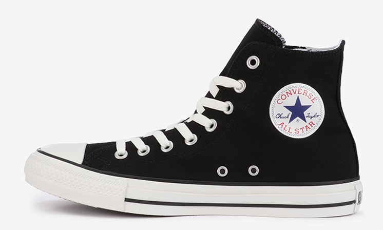 6/26発売！連続ロゴとジッパーが特徴の CONVERSE ALL STAR LOGOFLAPZIP HI (コンバース オールスター ロゴフラップジップ HI)