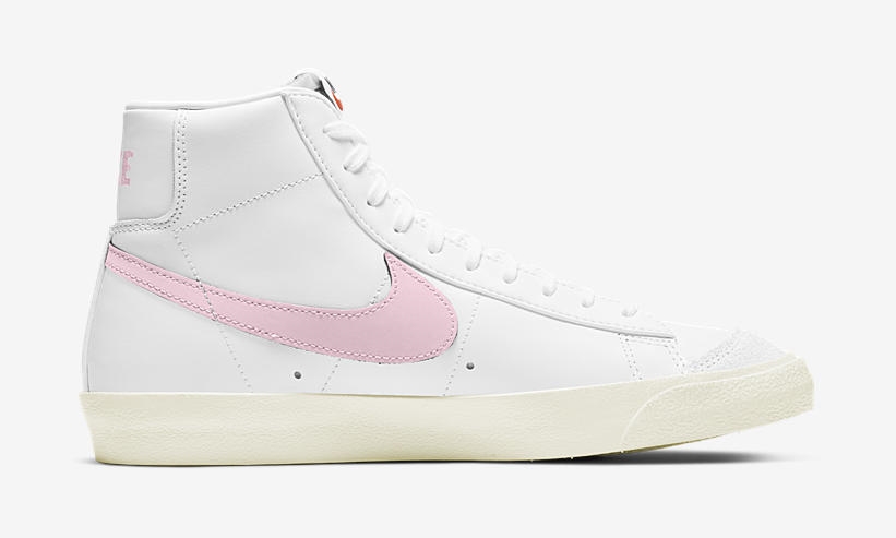 ナイキ ブレーザー ミッド 77 ビンテージ “ホワイト/ピンクフォーム” (NIKE BLAZER MID 77 VINTAGE “White/Pink Foam”) [BQ6806-108]