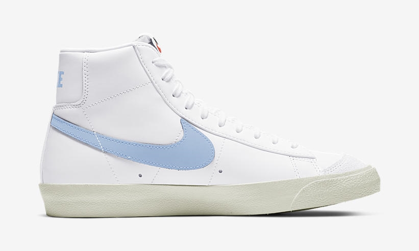 ナイキ ブレーザー ミッド 77 ビンテージ “ホワイト/セレスティンブルー” (NIKE BLAZER MID 77 VINTAGE “White/Celestine Blue”) [BQ6806-109]