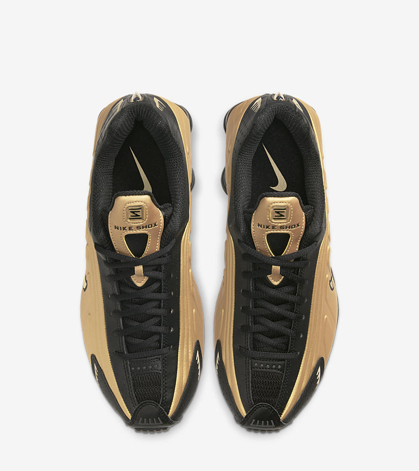 ナイキ ショックス R4 “メタリックゴールド/ブラック” (NIKE SHOX R4 “Metallic Gold/Black”) [104265-702]