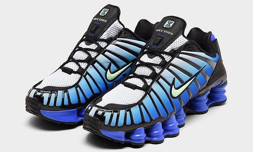 【2024年 7/24 リストック】ナイキ ショックス TL “ホワイト/ブラック/ブルー” (NIKE SHOX TL “White/Black/Royal”) [AV3595-009]