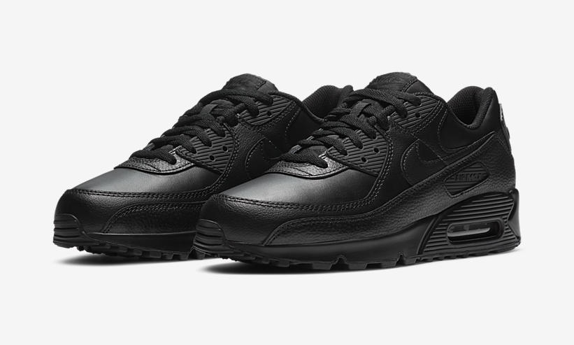 ナイキ エア マックス 90 レザー "トリプルブラック" (NIKE AIR MAX 90 LEATHER "Triple Black") [CZ5594-001]