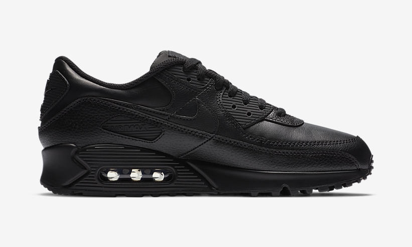 6/24発売！ナイキ エア マックス 90 レザー “トリプルブラック” (NIKE AIR MAX 90 LEATHER “Triple Black”) [CZ5594-001]