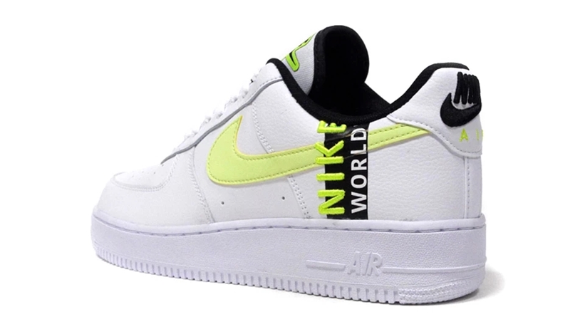 ナイキ エア フォース 1 07 ロー “ワールドワイド” ホワイト/ボルト (NIKE AIR FORCE 1 07 LOW “World Wide” White/Volt) [CK6924-101]