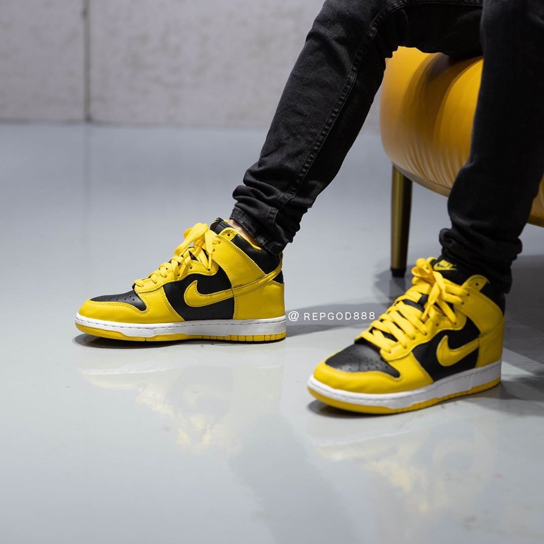 国内 12/9 発売！ナイキ ダンク ハイ SP “ブラック/バーシティメイズ” (NIKE DUNK HIG SP “Black/Varsity Maize”) [CZ8149-002]