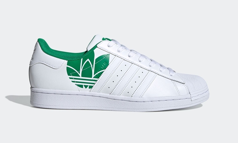 6/11発売！大きなトレフォイルグラフィックを配置した アディダス オリジナルス スーパースター 5カラー (adidas Originals SUPERSTAR “White”) [FY2824,2825,2826,2827,2828]