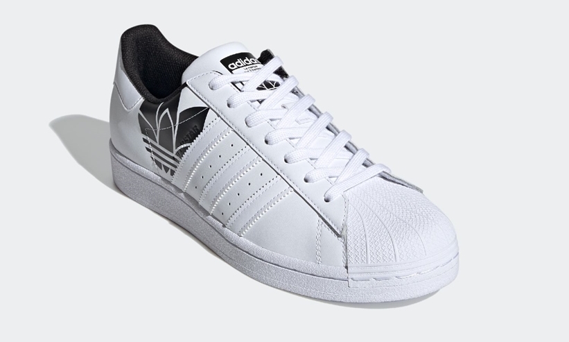 6/11発売！大きなトレフォイルグラフィックを配置した アディダス オリジナルス スーパースター 5カラー (adidas Originals SUPERSTAR “White”) [FY2824,2825,2826,2827,2828]