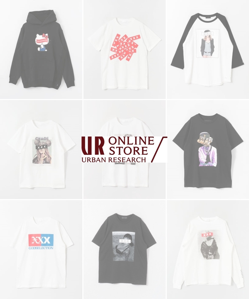 GOD SELECTION XXXがURBAN RESEARCH ONLINE STOREでの取り扱いがスタート (ゴッド セレクション XXX アーバンリサーチ)