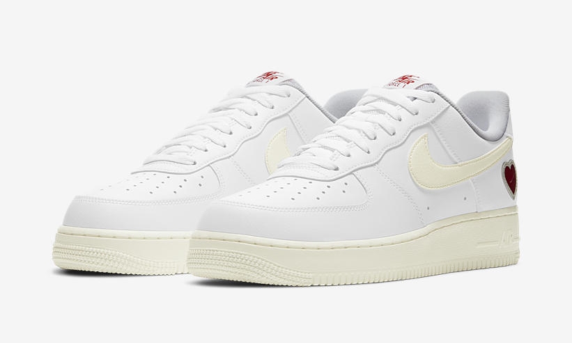 国内 2/6 発売！ナイキ エア フォース 1 07 ロー QS “バレンタイン” (NIKE AIR FORCE 1 07 LOW QS “2021 Valentine”) [DD7117-100]