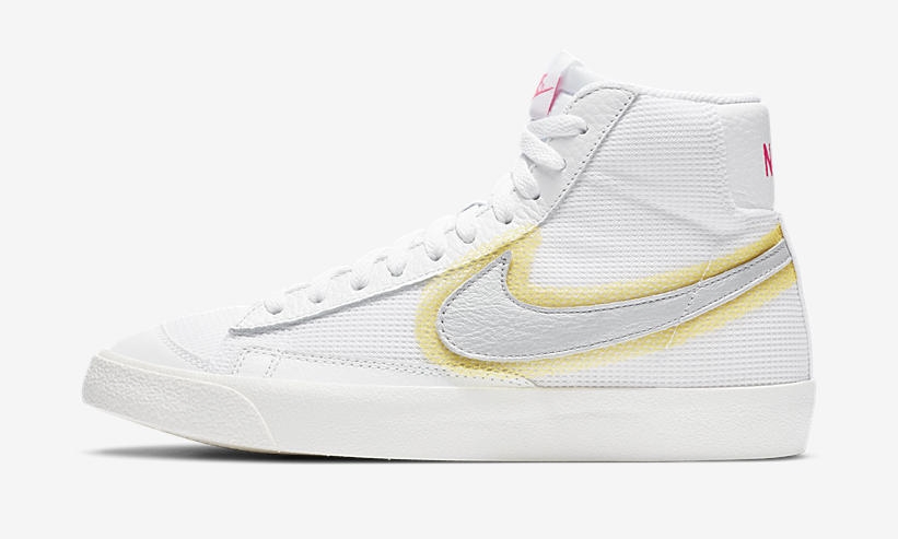 ナイキ ブレーザー ミッド 77 ビンテージ “ホワイト/メタリックシルバー/ユニバーシティゴールド” (NIKE BLAZER MID 77 VINTAGE “White/Metallic Silver/University Gold”) [CZ8105-100]