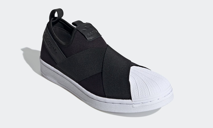6/11発売！軽量レースレスタイプのアディダス オリジナルス SS スリッポン “ブラック” 2020年 春夏モデル (adidas Originals SS Slip-On “Black” 2020 S/S) [FW7051]