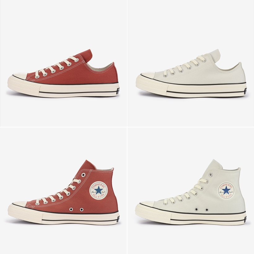 6/12発売！CONVERSE ALL STAR 100 COLORS OX/HI 新色 “パプリカオレンジ”と”アイスグレイ” (コンバース オールスター 100 カラーズ OX/HI)