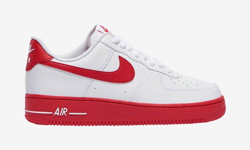 6/27発売予定！ナイキ エア フォース 1 07 ロー “ホワイト/ユニバーシティレッド” (NIKE AIR FORCE 1 07 LOW “White/University Red”) [CK7663-102]