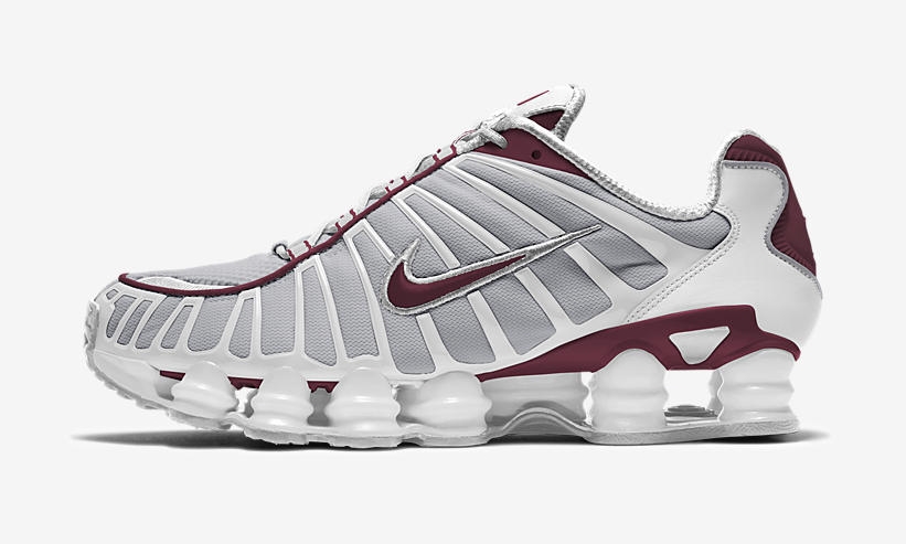 ナイキ ショックス TL “グレー/マルーン” (NIKE SHOX TL “Grey/Maroon”) [AV3595-103]