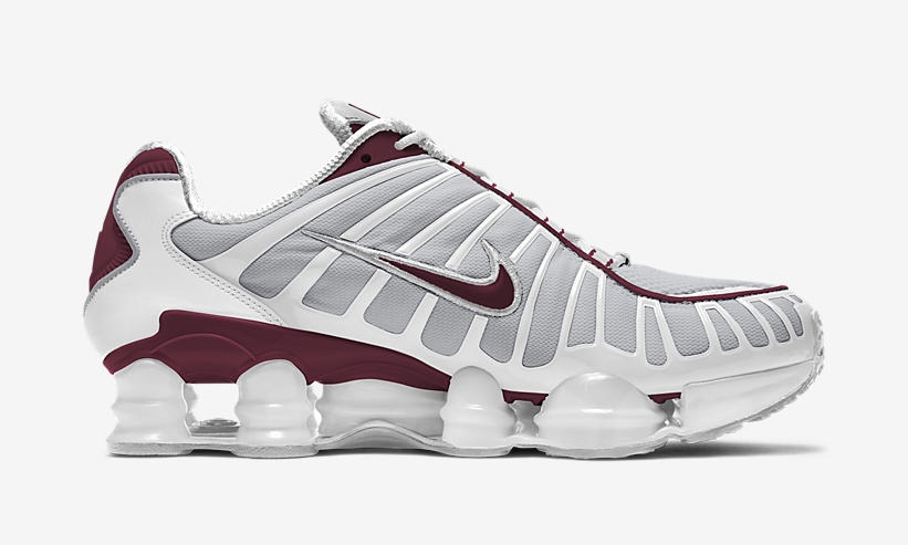 ナイキ ショックス TL “グレー/マルーン” (NIKE SHOX TL “Grey/Maroon”) [AV3595-103]